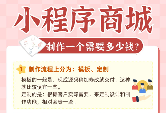 小程序商城制作一個(gè)需要多少錢(qián)